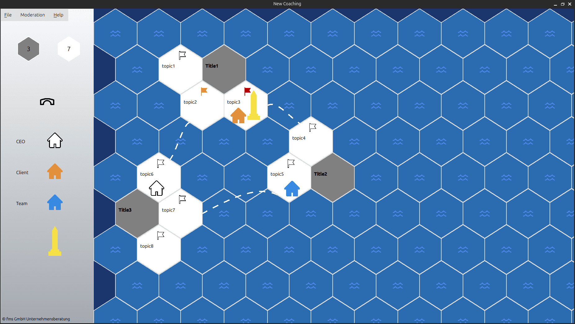Interactive Coaching Map — Drag & Drop with QML & Python screenshot 2